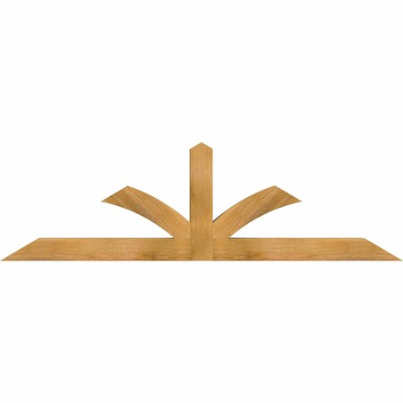 Ekena Millwork Richland Rough Sawn Timber Gable Bracket, Western Red Cedar, 72"W x 21"H x 4"D x 4"F, 7/12 Pitch GBW072X21X0404RIC00RWR